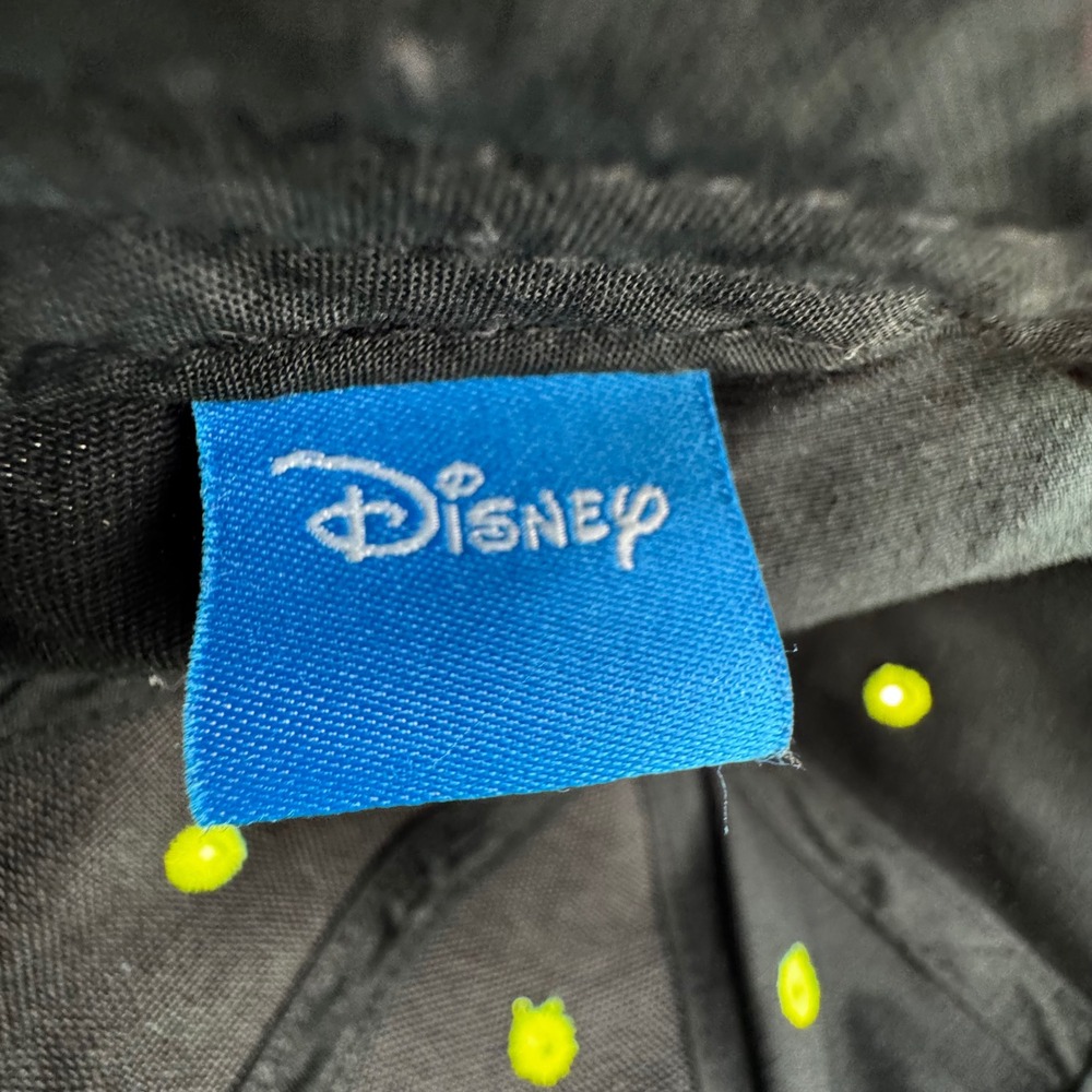 Disney Mickey Mouse Hat Kids OSFM Black Neon Green Camo Good Adjustable Cap - Picture 7 of 8